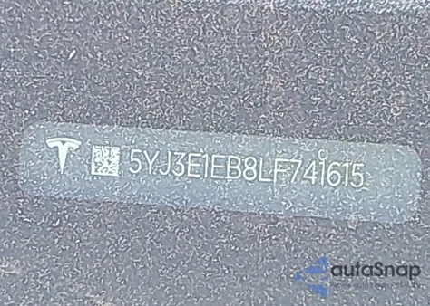 2020 Tesla Model 3 Long Range Dual Motor All-Wheel Drive из США, поврежденный, VIN 5YJ3E1EB8LF741615